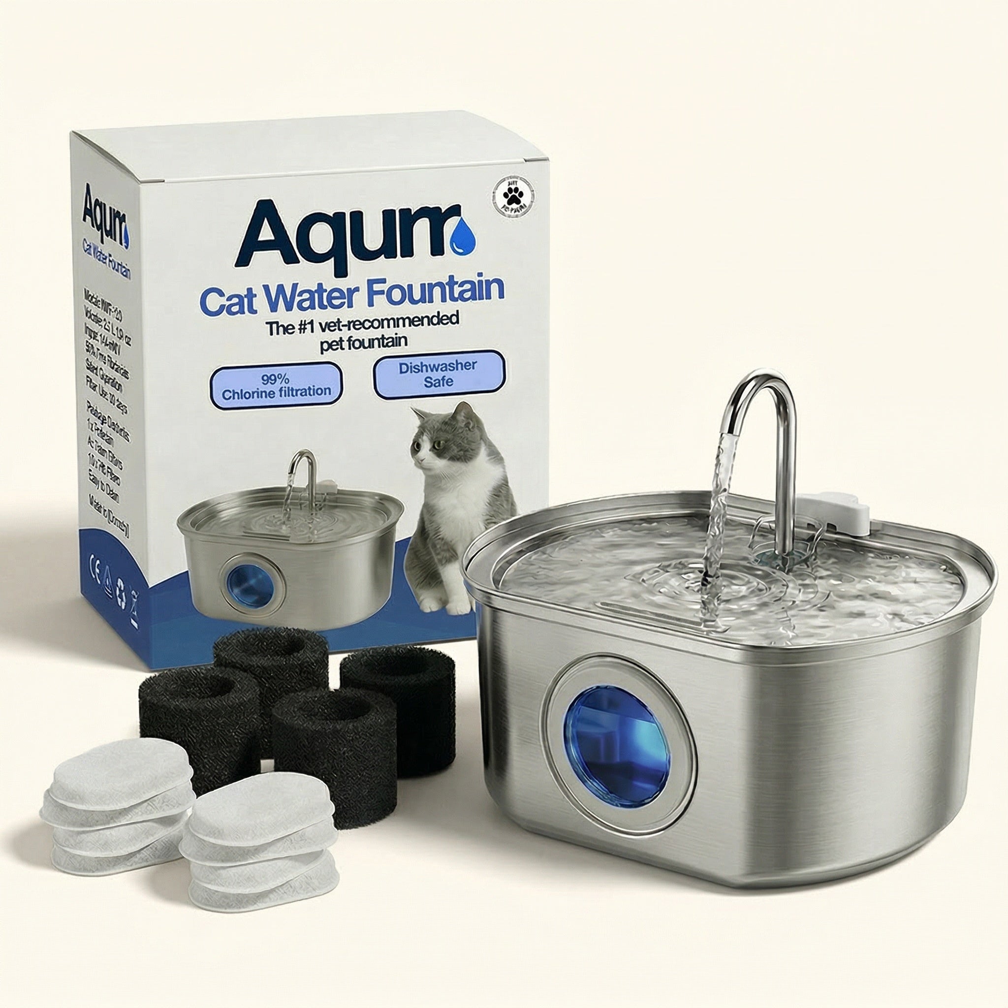 Aqurr Cat Water Fountain